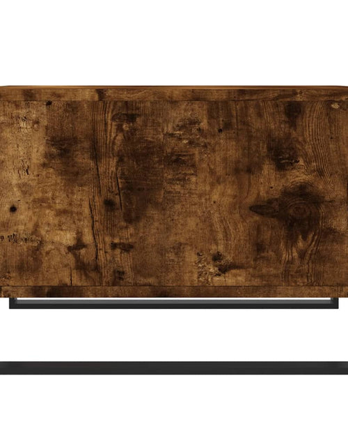 Загрузите изображение в средство просмотра галереи, Măsuță de cafea, stejar afumat, 55x55x36,5 cm, lemn prelucrat Lando - Lando

