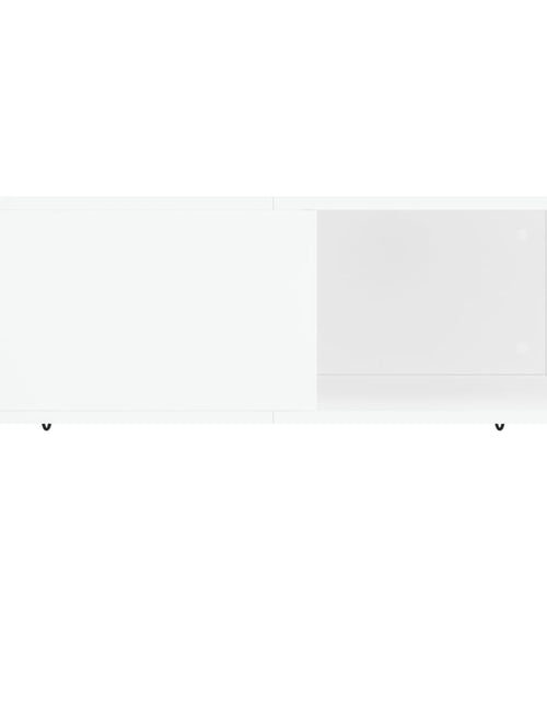 Încărcați imaginea în vizualizatorul Galerie, Măsuță de cafea, alb, 80x80x36,5 cm, lemn prelucrat Lando - Lando
