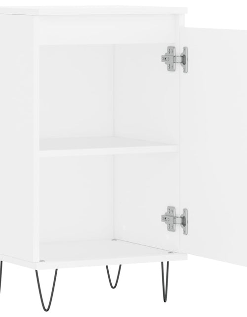 Încărcați imaginea în vizualizatorul Galerie, Servante, 2 buc., alb, 40x35x70 cm, lemn prelucrat Lando - Lando
