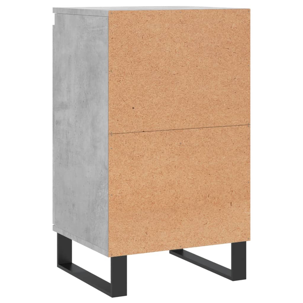 Servantă, gri beton, 40x35x70 cm, lemn prelucrat Lando - Lando