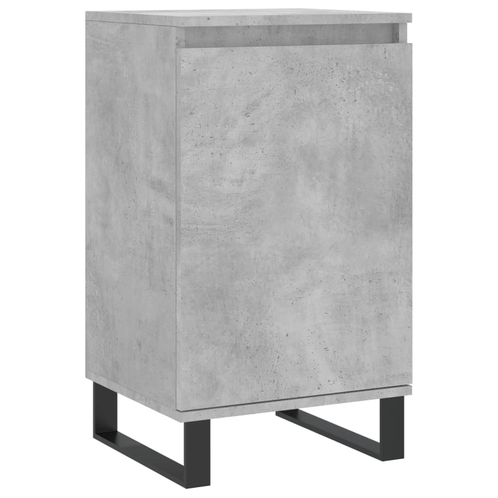 Servante, 2 buc., gri beton, 40x35x70 cm, lemn prelucrat Lando - Lando
