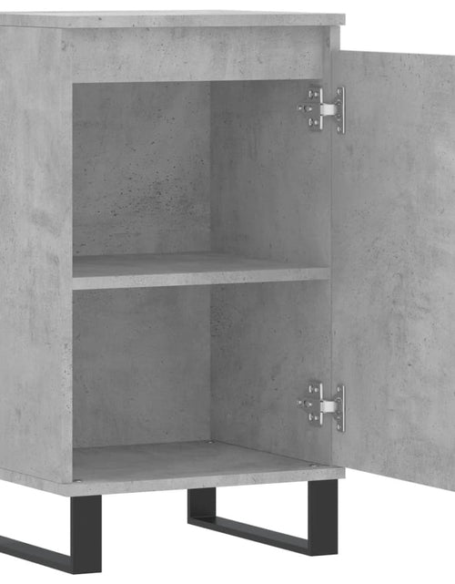 Încărcați imaginea în vizualizatorul Galerie, Servante, 2 buc., gri beton, 40x35x70 cm, lemn prelucrat Lando - Lando
