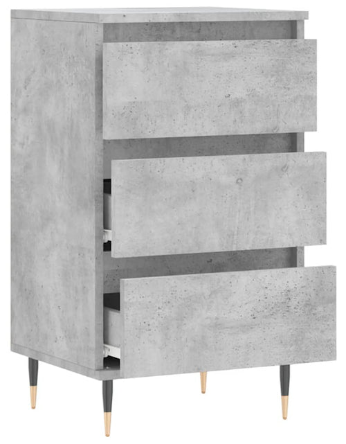 Încărcați imaginea în vizualizatorul Galerie, Servantă, gri beton, 40x35x70 cm, lemn prelucrat Lando - Lando
