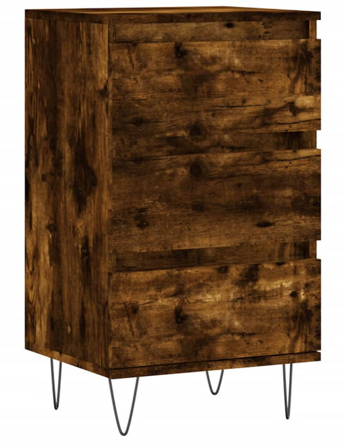 Загрузите изображение в средство просмотра галереи, Servantă, stejar afumat, 40x35x70 cm, lemn prelucrat Lando - Lando
