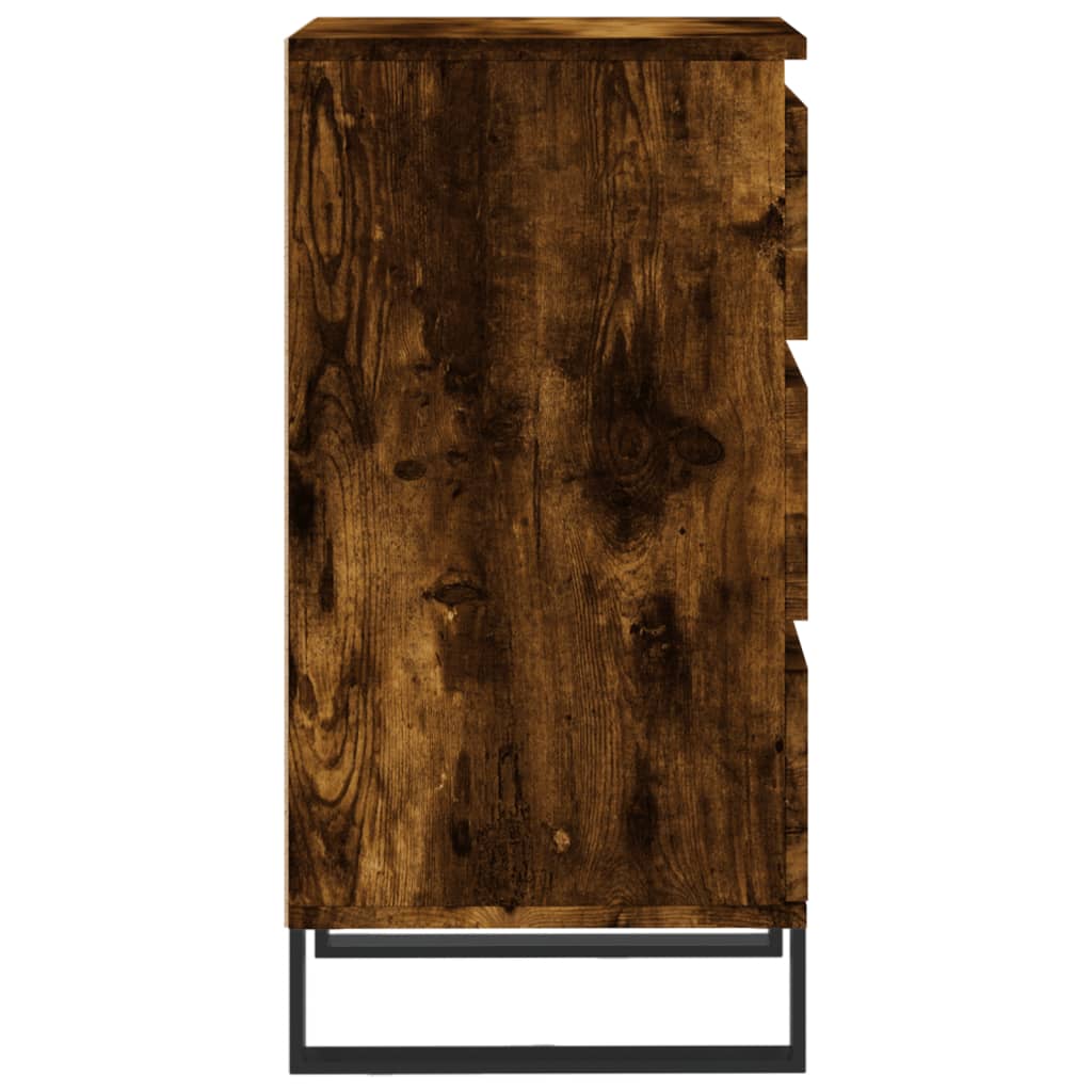 Servantă, stejar afumat, 40x35x70 cm, lemn prelucrat - Lando