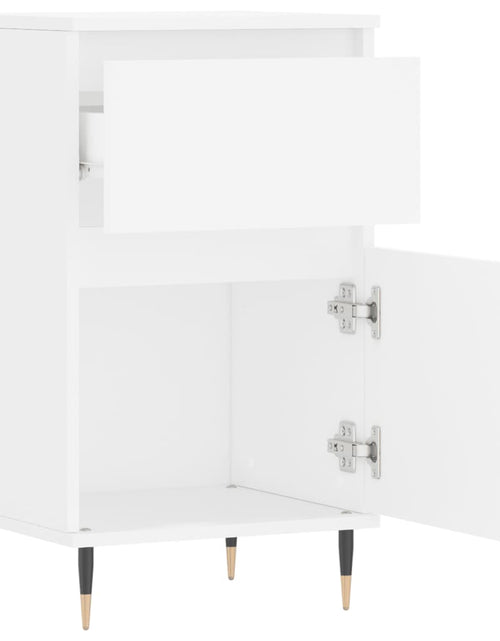 Încărcați imaginea în vizualizatorul Galerie, Servante, 2 buc., alb, 40x35x70 cm, lemn prelucrat - Lando
