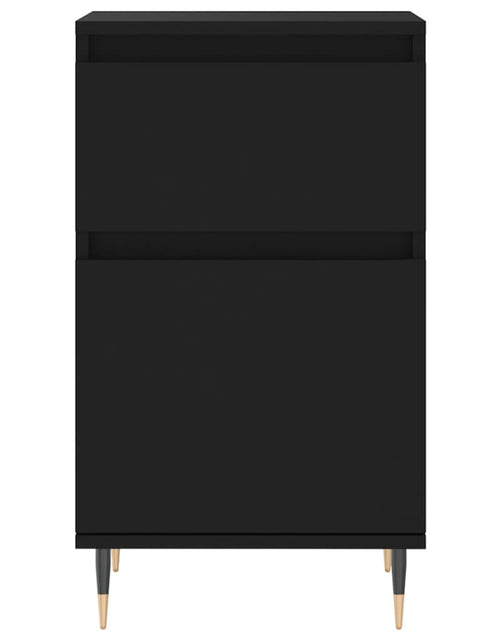 Încărcați imaginea în vizualizatorul Galerie, Servantă, negru, 40x35x70 cm, lemn prelucrat - Lando
