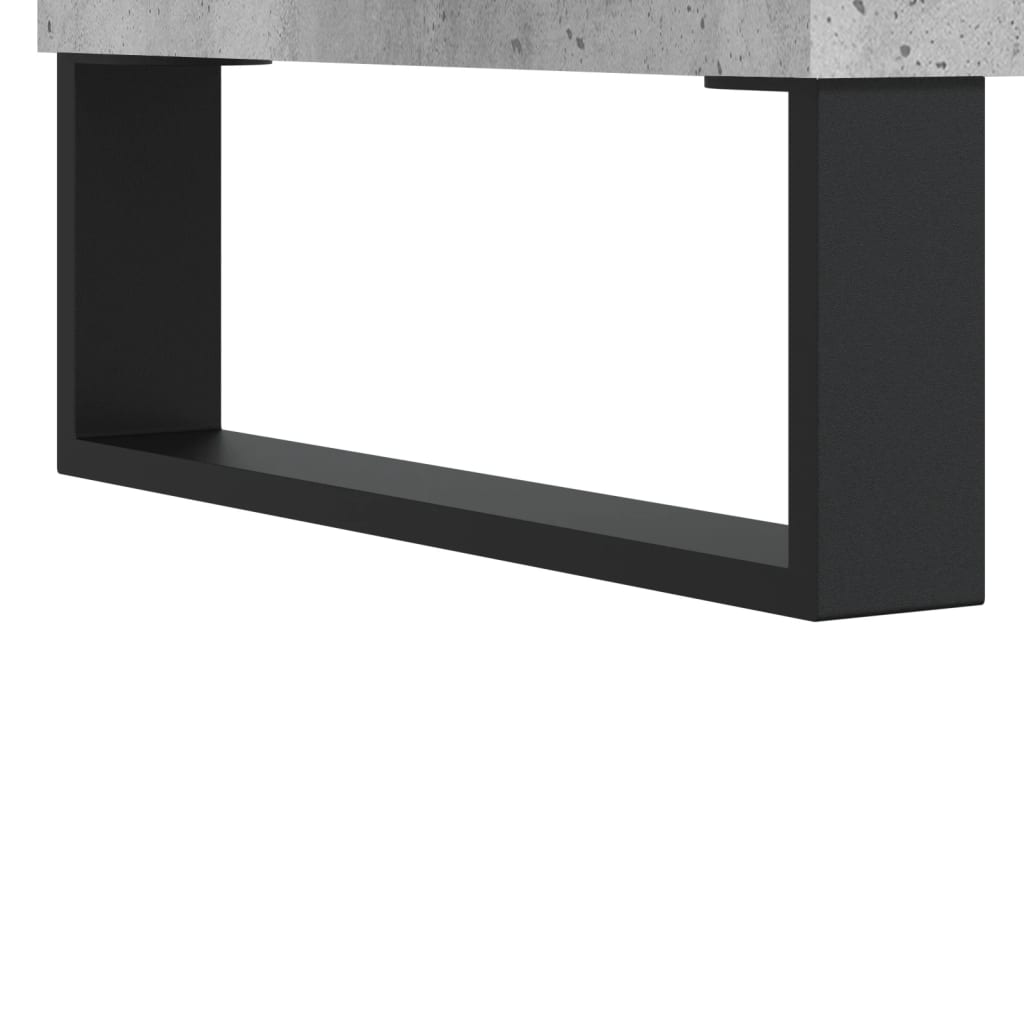 Servante, 2 buc., gri beton, 40x35x70 cm, lemn prelucrat - Lando