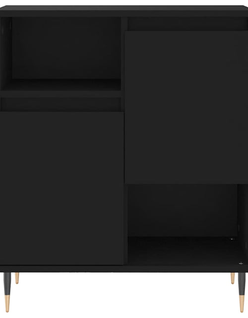 Încărcați imaginea în vizualizatorul Galerie, Servantă, negru, 60x35x70 cm, lemn prelucrat - Lando
