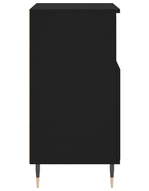 Загрузите изображение в средство просмотра галереи, Servantă, negru, 60x35x70 cm, lemn prelucrat - Lando
