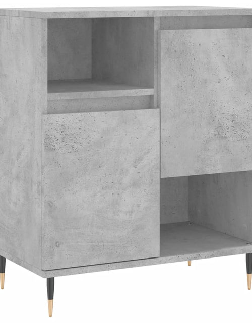 Încărcați imaginea în vizualizatorul Galerie, Servantă, gri beton, 60x35x70 cm, lemn prelucrat - Lando
