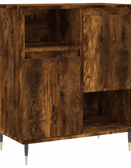 Încărcați imaginea în vizualizatorul Galerie, Servantă, stejar fumuriu, 60x30x75 cm, lemn compozit - Lando
