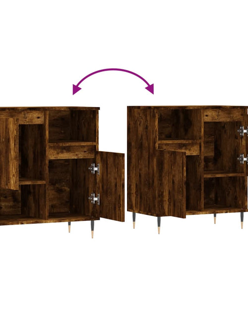 Загрузите изображение в средство просмотра галереи, Servantă, stejar fumuriu, 60x30x75 cm, lemn compozit - Lando
