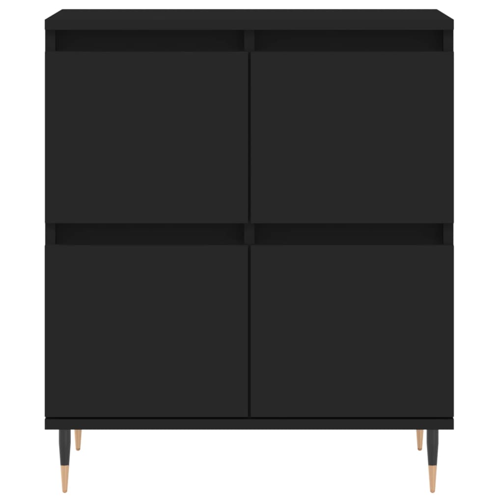 Servantă, negru, 60x35x70 cm, lemn prelucrat - Lando