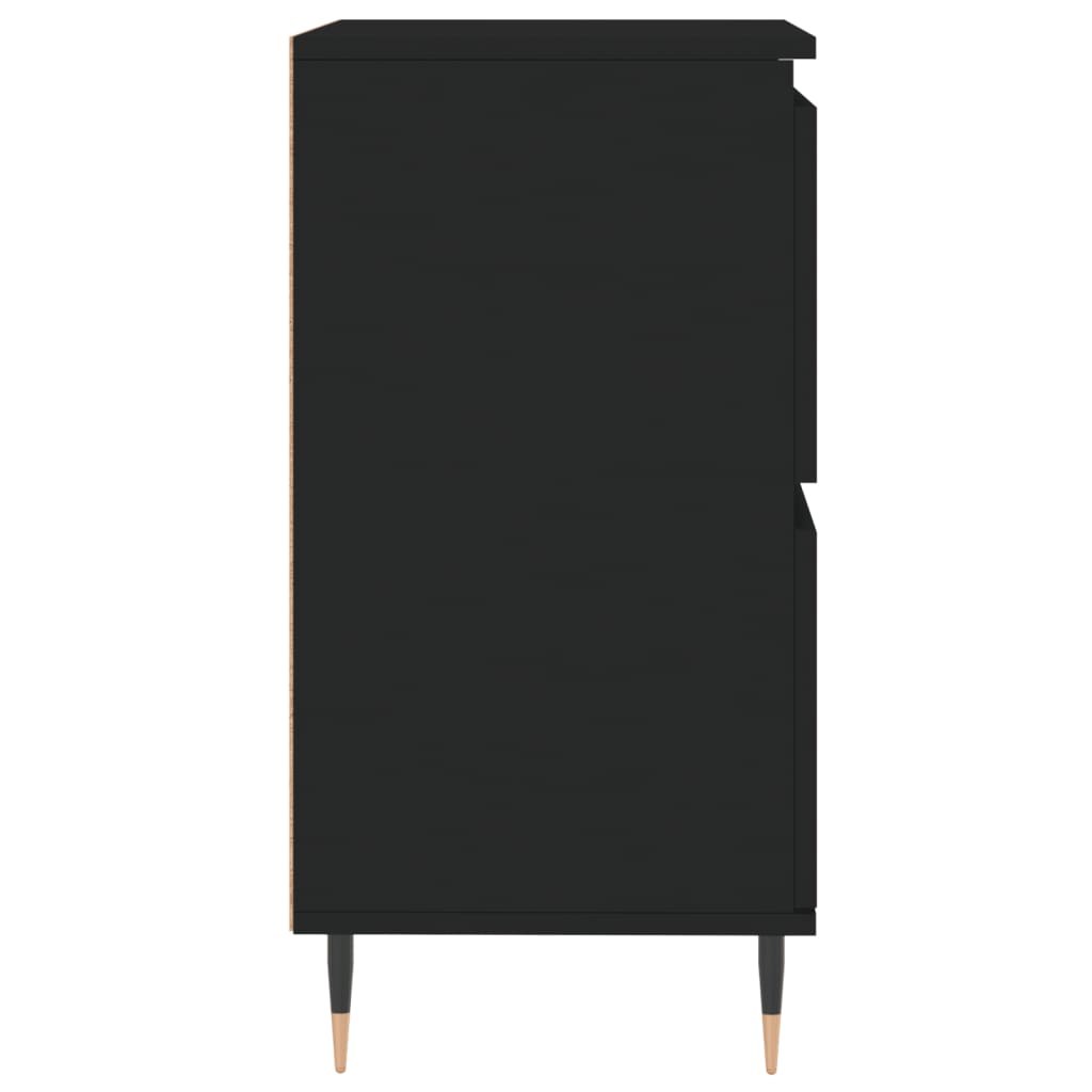 Servantă, negru, 60x35x70 cm, lemn prelucrat - Lando