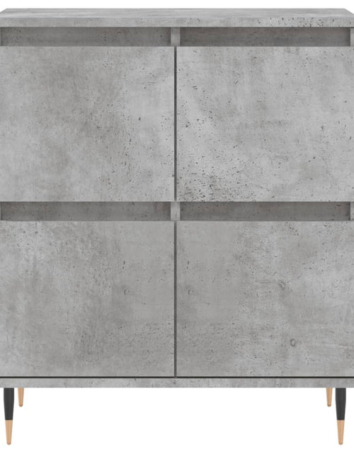 Încărcați imaginea în vizualizatorul Galerie, Servantă, gri beton, 60x35x70 cm, lemn prelucrat - Lando
