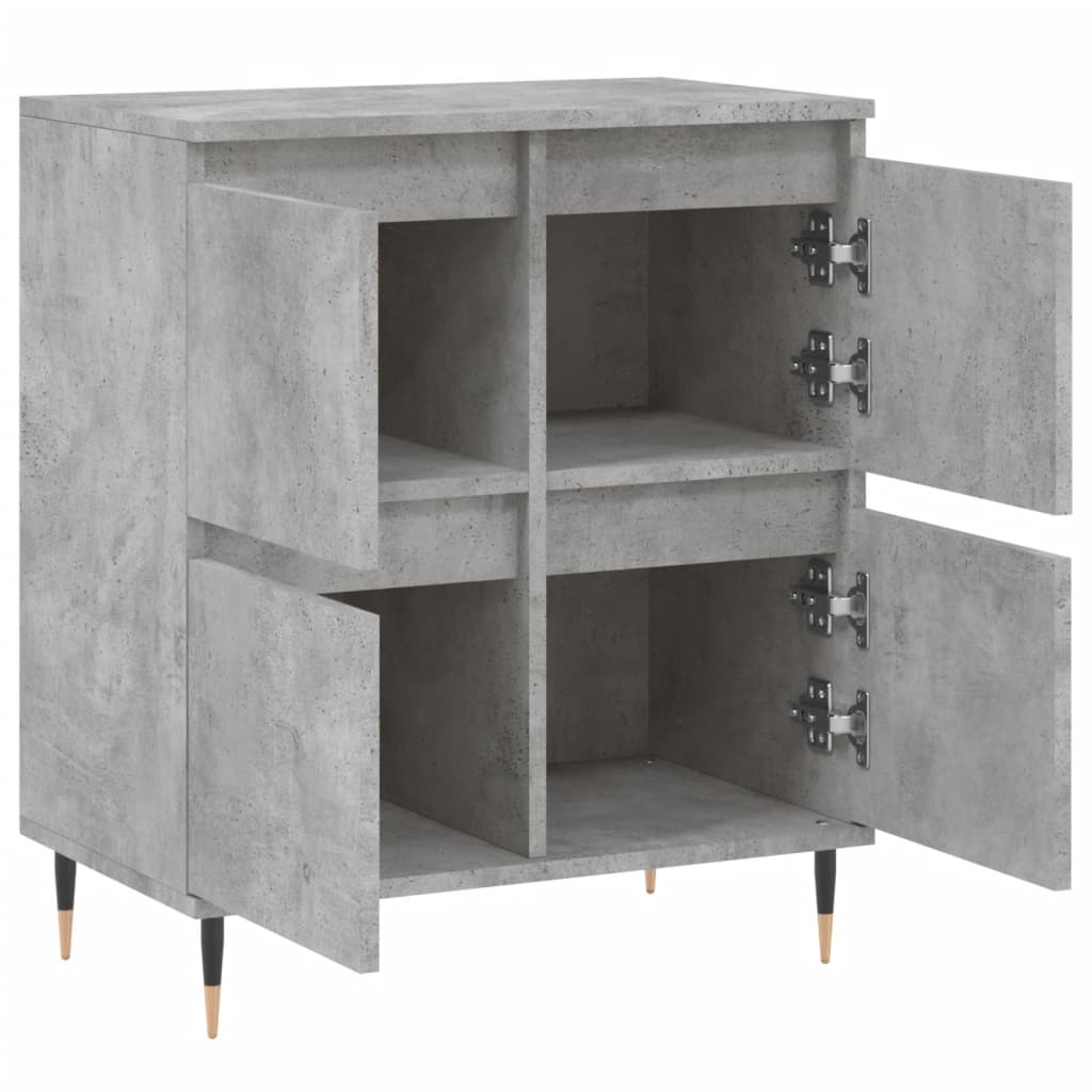 Servantă, gri beton, 60x35x70 cm, lemn prelucrat - Lando