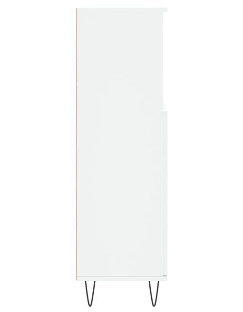 Încărcați imaginea în vizualizatorul Galerie, Dulap de baie, alb, 30x30x100 cm, lemn prelucrat Lando - Lando
