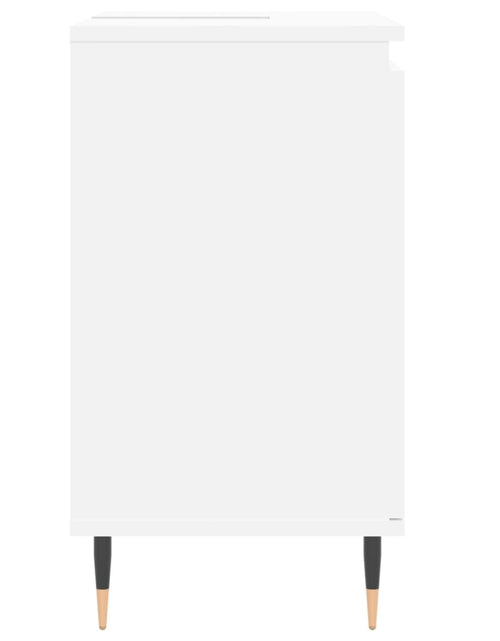 Загрузите изображение в средство просмотра галереи, Dulap de chiuvetă, alb, 58x33x60 cm, lemn prelucrat Lando - Lando
