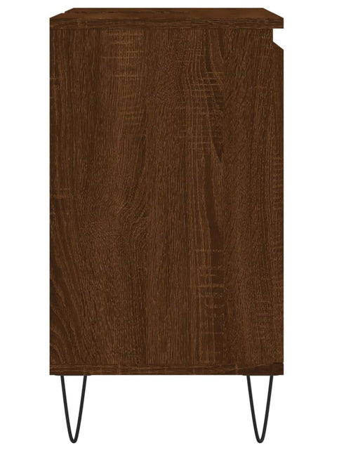 Încărcați imaginea în vizualizatorul Galerie, Dulap de baie, stejar maro, 58x33x60 cm, lemn prelucrat Lando - Lando
