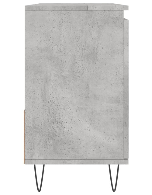 Загрузите изображение в средство просмотра галереи, Dulap de baie, gri beton, 65x33x60 cm, lemn prelucrat Lando - Lando
