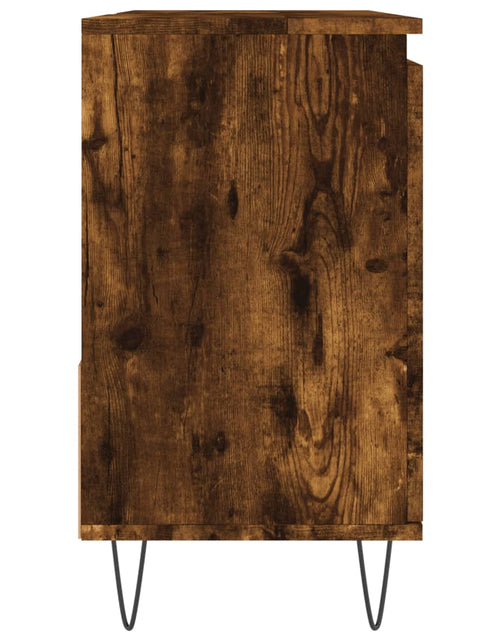 Загрузите изображение в средство просмотра галереи, Dulap de baie, stejar afumat, 65x33x60 cm, lemn prelucrat Lando - Lando

