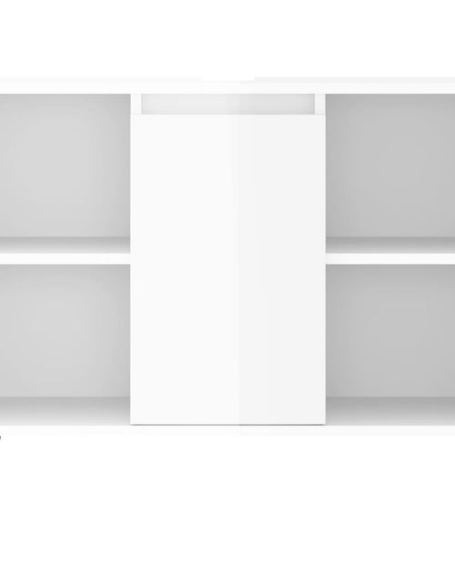 Загрузите изображение в средство просмотра галереи, Dulap pentru baie, alb extralucios, 80x33x60 cm, lemn compozit Lando - Lando
