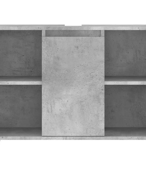 Încărcați imaginea în vizualizatorul Galerie, Dulap pentru baie, gri beton, 80x33x60 cm, lemn compozit Lando - Lando
