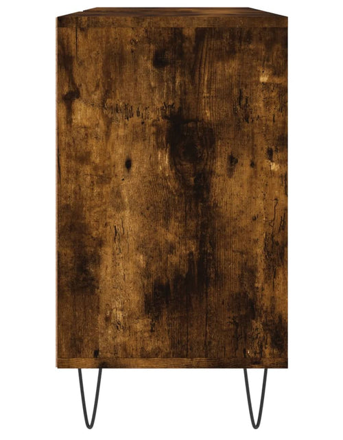 Загрузите изображение в средство просмотра галереи, Dulap pentru baie, stejar fumuriu, 80x33x60 cm, lemn compozit Lando - Lando
