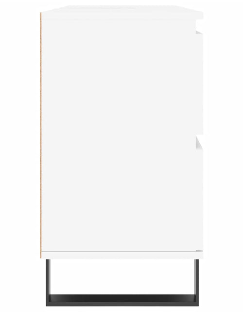 Загрузите изображение в средство просмотра галереи, Dulap pentru baie, alb, 80x33x60 cm, lemn compozit - Lando
