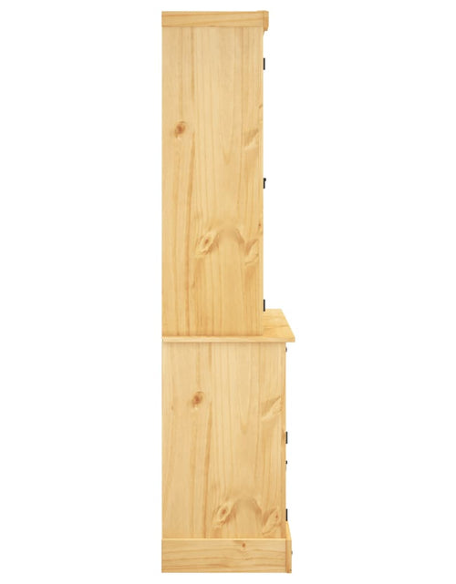 Загрузите изображение в средство просмотра галереи, Dulap înalt Corona, maro, 112x43x196 cm, lemn masiv pin mexican Lando - Lando
