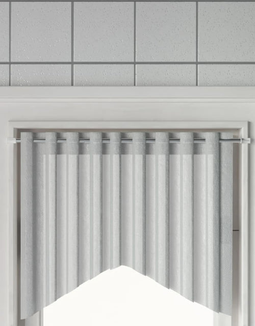 Încărcați imaginea în vizualizatorul Galerie, Șine pentru perdele 2 buc, alb și argintiu, 40-60 cm, aluminiu Lando - Lando
