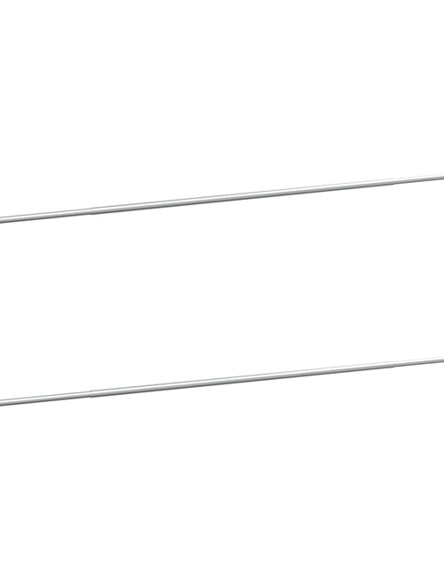 Загрузите изображение в средство просмотра галереи, Șine pentru perdele 2 buc, alb și argintiu, 90-130 cm, aluminiu Lando - Lando
