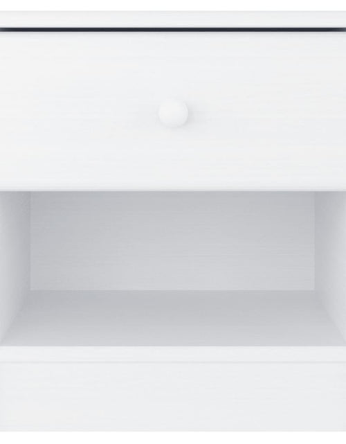 Загрузите изображение в средство просмотра галереи, Noptieră ALTA, alb, 43x35x40,5 cm, lemn masiv de pin
