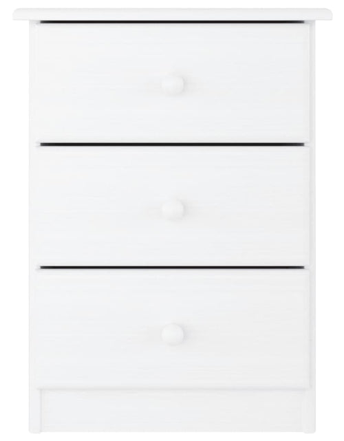 Încărcați imaginea în vizualizatorul Galerie, Noptieră ALTA, alb, 41x35x55 cm, lemn masiv de pin - Lando
