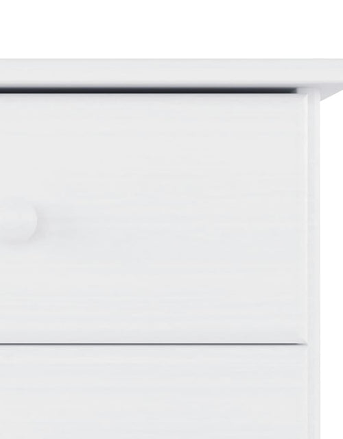 Загрузите изображение в средство просмотра галереи, Comodă cu sertare ALTA, alb, 77x35x73 cm, lemn masiv de pin - Lando
