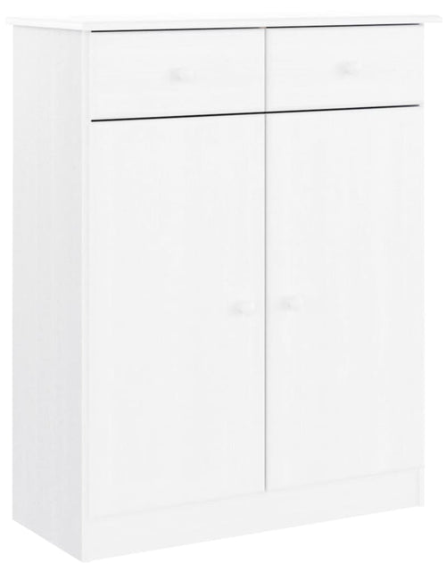 Încărcați imaginea în vizualizatorul Galerie, Pantofar ALTA, alb, 77x35x96 cm, lemn masiv de pin - Lando
