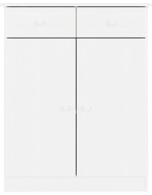 Загрузите изображение в средство просмотра галереи, Pantofar ALTA, alb, 77x35x96 cm, lemn masiv de pin - Lando
