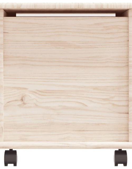 Загрузите изображение в средство просмотра галереи, Cufăr de depozitare cu roți „ALTA” 73x39,5x44 cm lemn masiv pin - Lando
