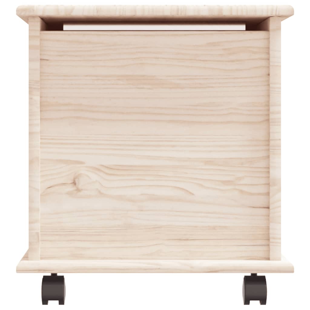Cufăr de depozitare cu roți „ALTA” 73x39,5x44 cm lemn masiv pin - Lando