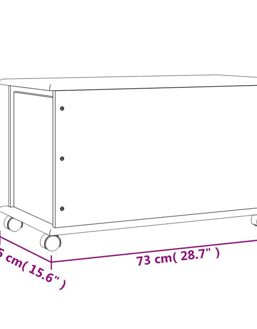Încărcați imaginea în vizualizatorul Galerie, Cufăr depozitare roți, alb, „ALTA” 73x39,5x44 cm lemn masiv pin - Lando
