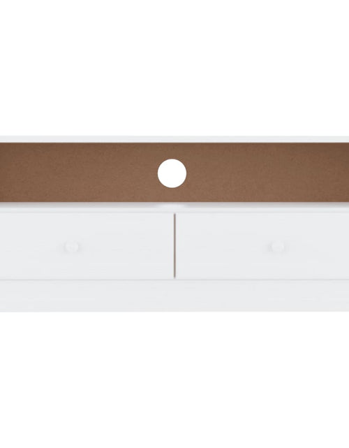 Încărcați imaginea în vizualizatorul Galerie, Dulap TV cu sertare „ALTA” alb, 100x35x41 cm, lemn masiv de pin Lando - Lando
