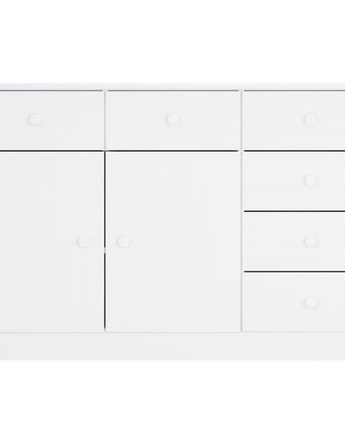 Загрузите изображение в средство просмотра галереи, Servantă ALTA, alb, 112x35x73 cm, lemn masiv de pin Lando - Lando
