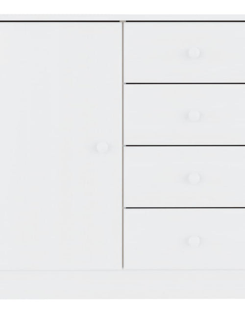 Încărcați imaginea în vizualizatorul Galerie, Servantă ALTA, alb, 77x35x73 cm, lemn masiv de pin Lando - Lando
