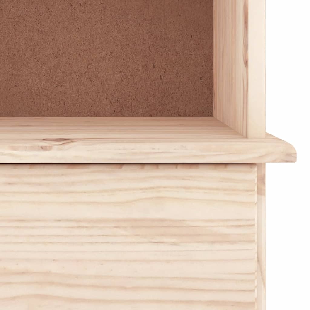 Bibliotecă cu sertare „ALTA”, 60x35x142 cm, lemn masiv de pin - Lando