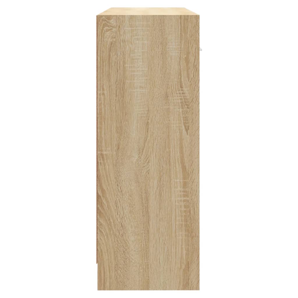 Servantă, stejar sonoma, 91x28x75 cm, lemn prelucrat - Lando