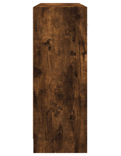 Загрузите изображение в средство просмотра галереи, Servantă, stejar afumat, 91x28x75 cm, lemn prelucrat Lando - Lando
