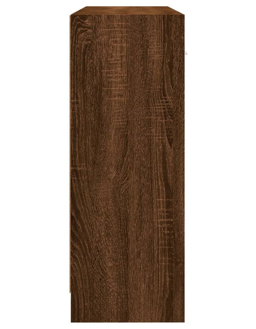 Încărcați imaginea în vizualizatorul Galerie, Servantă, stejar maro, 91x28x75 cm, lemn prelucrat Lando - Lando
