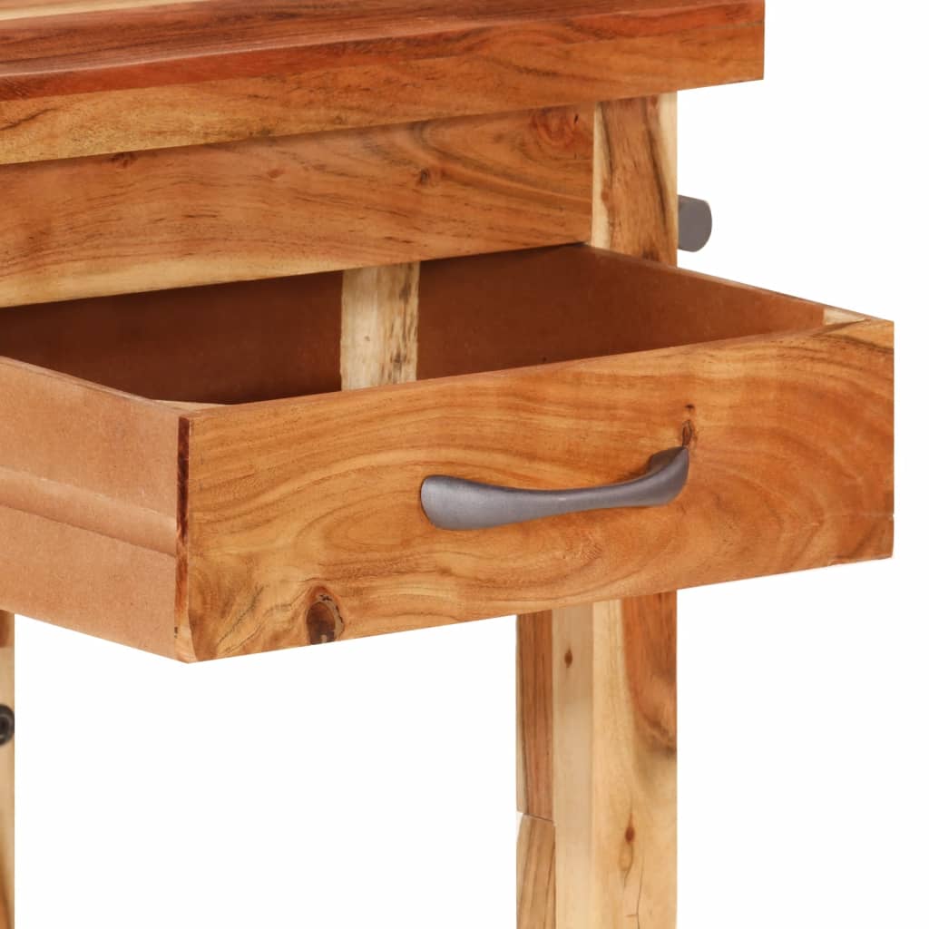 Cărucior de bucătărie, 55x55x89 cm, lemn masiv de acacia - Lando