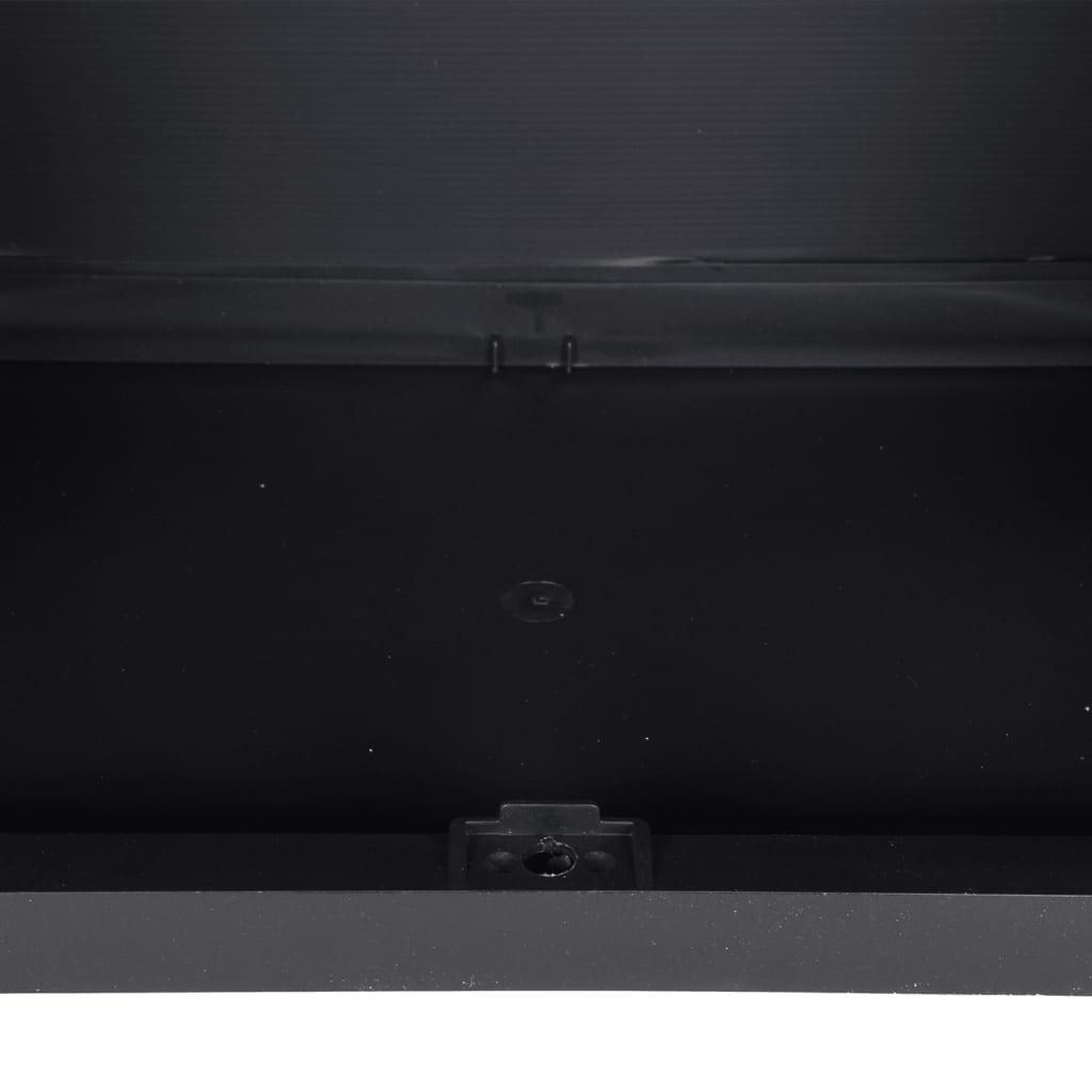 Dulap depozitare de exterior, negru, 97x37x165 cm, PP - Lando